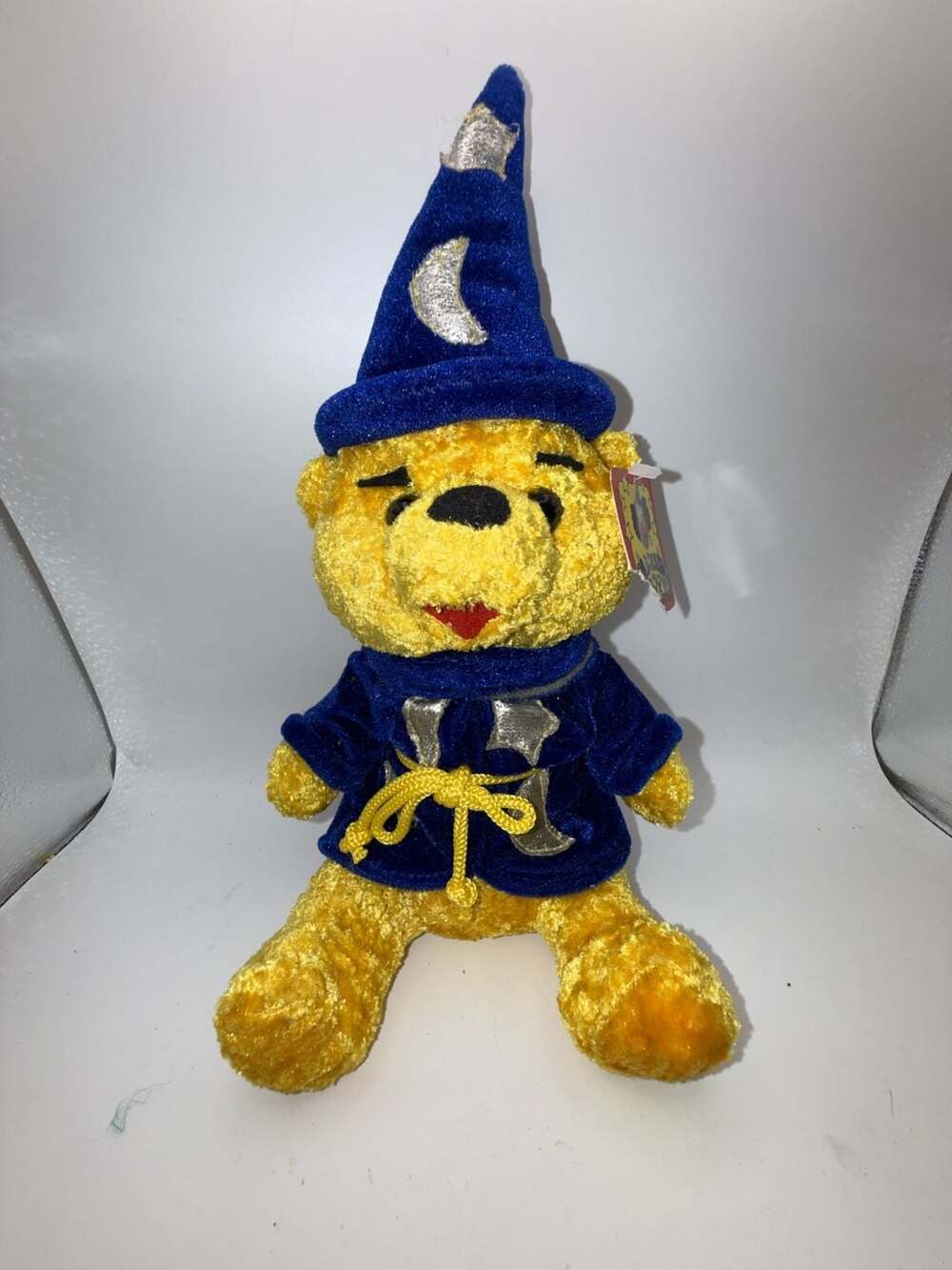 Carousel Toy Winnie The Pooh Rare Plush Blue Wizard Hat and Robe Moon Stars